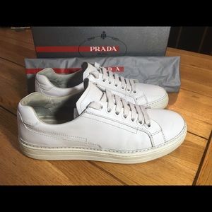 Prada white sneakers